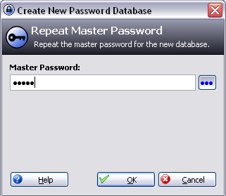 Повтор ввода мастер пароля в KeePass